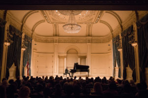 Dizhou Zhao (piano) performs at the New York Music Foundation 10th Anniversary Gala at the Carnegie Hall (Photograph: © 2019 Richard Termine. Photo Credit - Richard Termine)